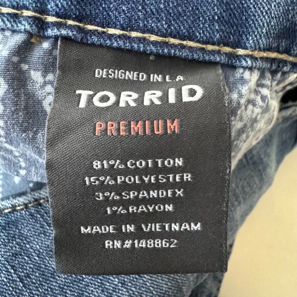Torrid Premium Stretch Denim Ankle Jeans Size 20 - Picture 8 of 9